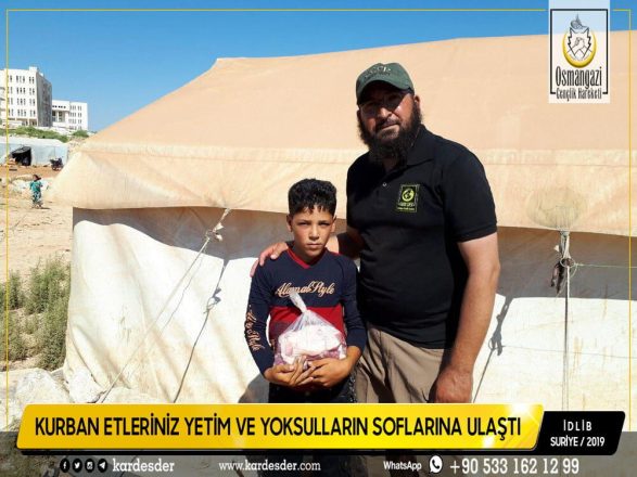 İdlibden Türkmen Dağına Kurban etleriniz yetimleri sevindiriyor 18