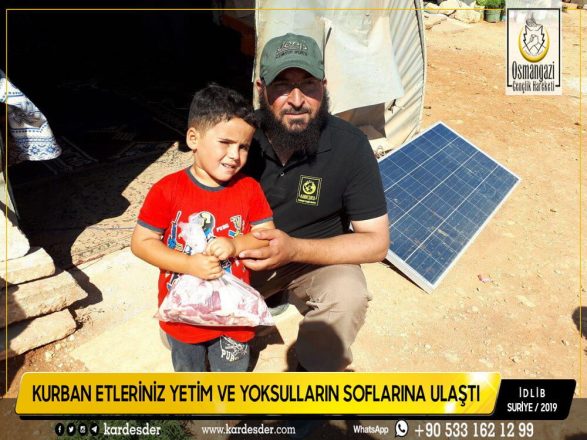 İdlibden Türkmen Dağına Kurban etleriniz yetimleri sevindiriyor 26