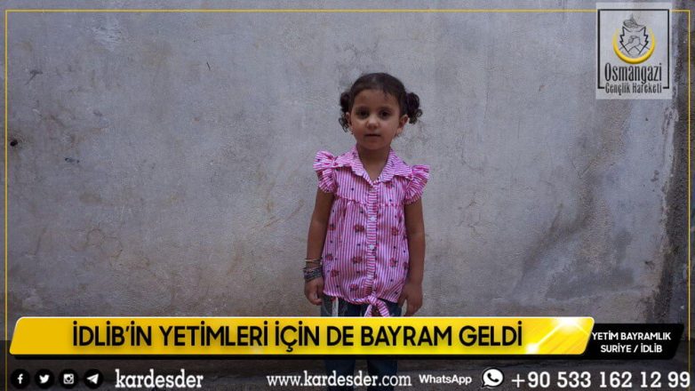 İdlibin yetimleri bu bayram da güldü 22