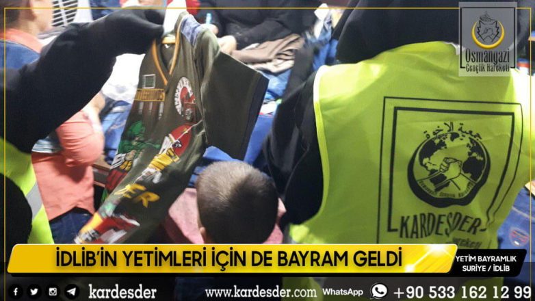 İdlibin yetimleri için de bayram geldi 16