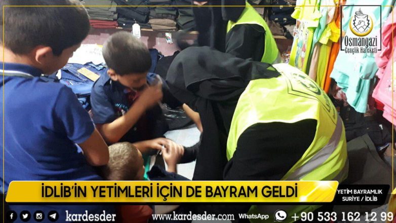 İdlibin yetimleri için de bayram geldi 17