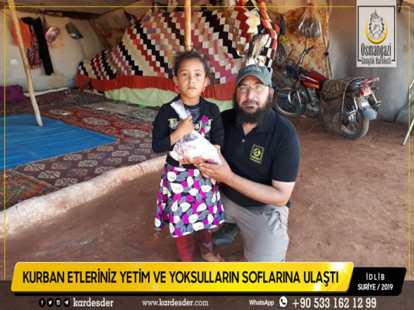 İdlibden Türkmen Dağına Kurban etleriniz yetimleri sevindiriyor 04