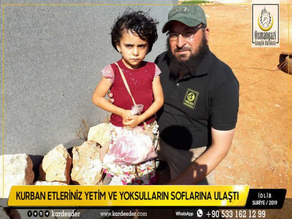 İdlibden Türkmen Dağına Kurban etleriniz yetimleri sevindiriyor 09