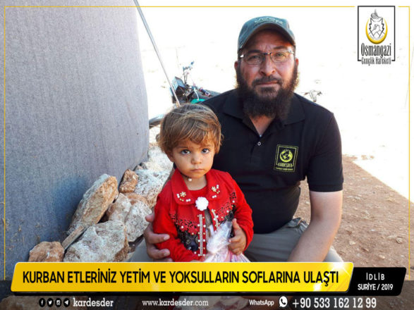 İdlibden Türkmen Dağına Kurban etleriniz yetimleri sevindiriyor 10
