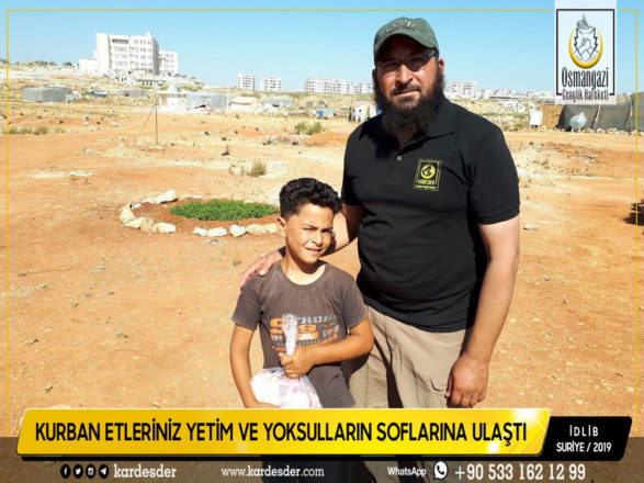 İdlibden Türkmen Dağına Kurban etleriniz yetimleri sevindiriyor 11