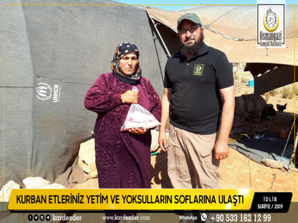 İdlibden Türkmen Dağına Kurban etleriniz yetimleri sevindiriyor 14