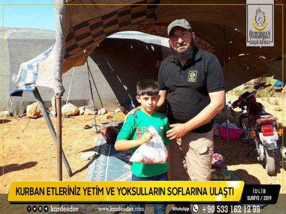 İdlibden Türkmen Dağına Kurban etleriniz yetimleri sevindiriyor 15