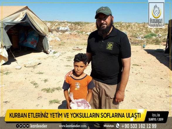 İdlibden Türkmen Dağına Kurban etleriniz yetimleri sevindiriyor 17