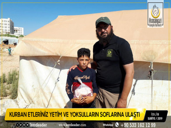 İdlibden Türkmen Dağına Kurban etleriniz yetimleri sevindiriyor 18