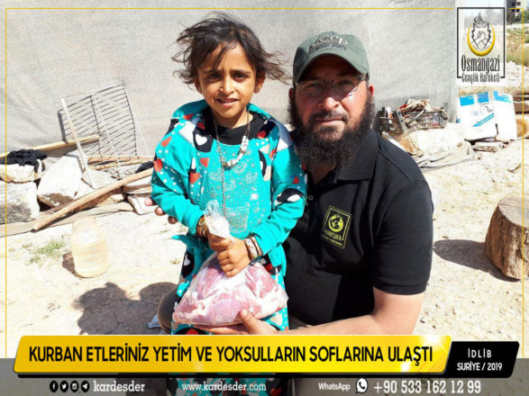 İdlibden Türkmen Dağına Kurban etleriniz yetimleri sevindiriyor 19