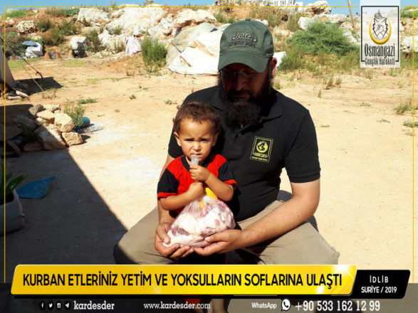 İdlibden Türkmen Dağına Kurban etleriniz yetimleri sevindiriyor 21