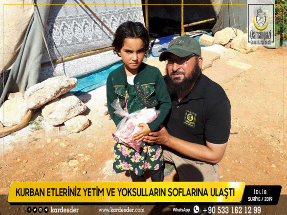 İdlibden Türkmen Dağına Kurban etleriniz yetimleri sevindiriyor 25