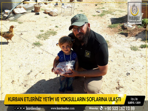 İdlibden Türkmen Dağına Kurban etleriniz yetimleri sevindiriyor 28