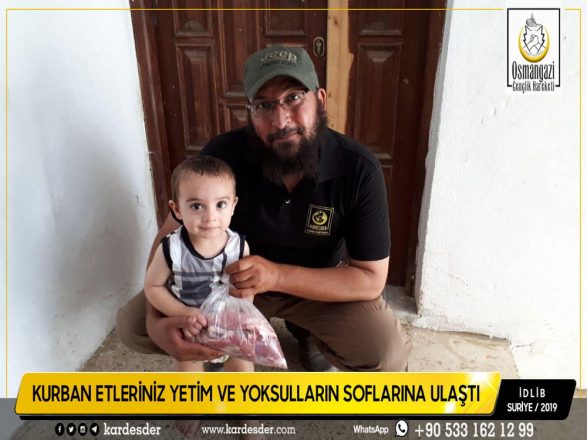 İdlibden Türkmen Dağına Kurban etleriniz yetimleri sevindiriyor 31