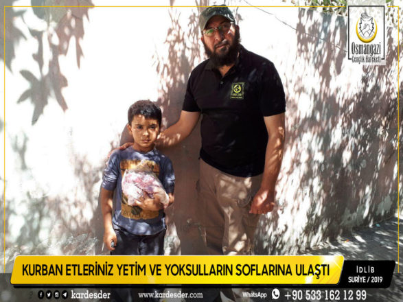 İdlibden Türkmen Dağına Kurban etleriniz yetimleri sevindiriyor 32