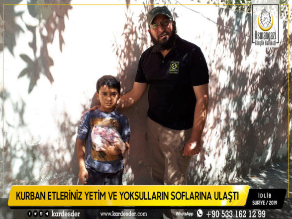İdlibden Türkmen Dağına Kurban etleriniz yetimleri sevindiriyor 34