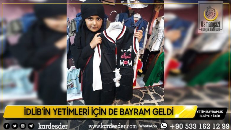 İdlibin yetimleri bu bayram da güldü 11