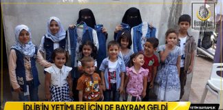 İdlibin yetimleri bu bayram da güldü 25