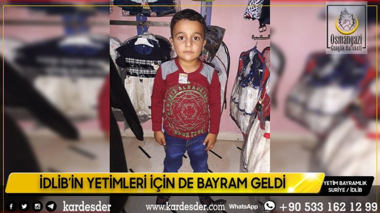 İdlibin yetimleri bu bayram da güldü 40