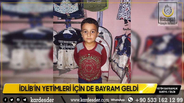 İdlibin yetimleri bu bayram da güldü 41