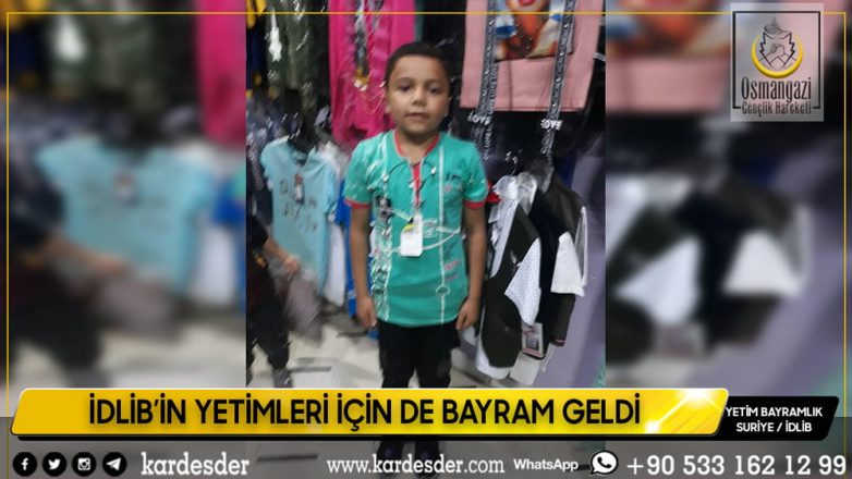 İdlibin yetimleri bu bayram da güldü 43