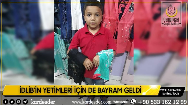 İdlibin yetimleri bu bayram da güldü 44