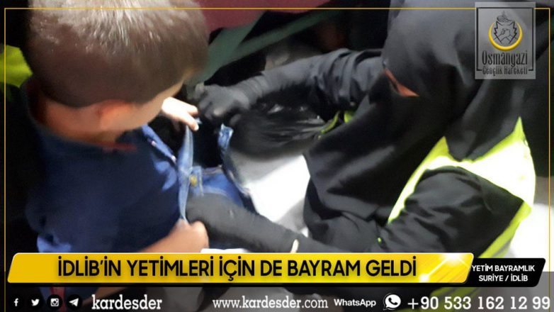 İdlibin yetimleri için de bayram geldi 01