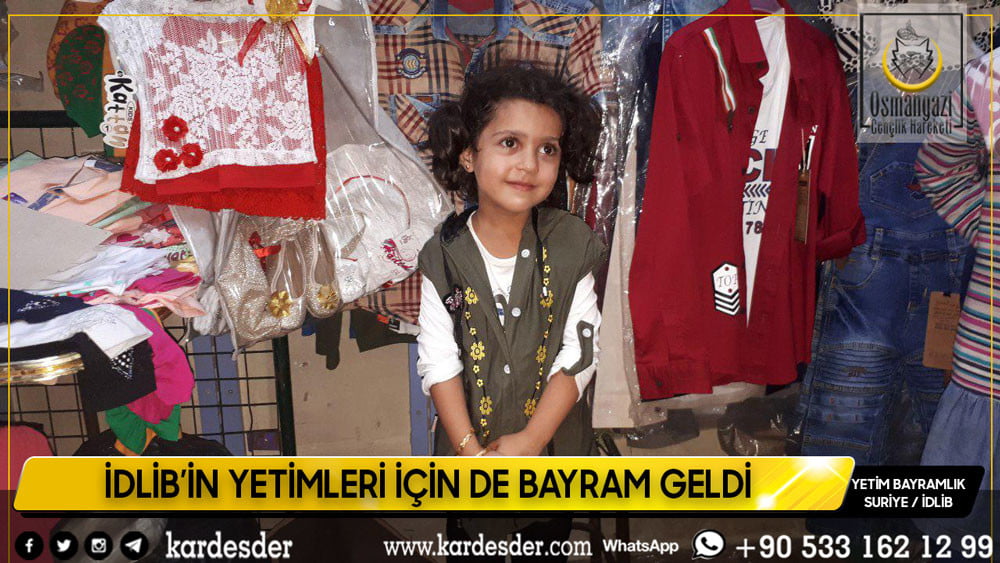 İdlibin yetimleri için de bayram geldi 04