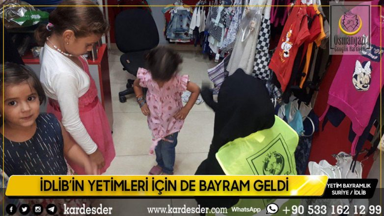 İdlibin yetimleri için de bayram geldi 09