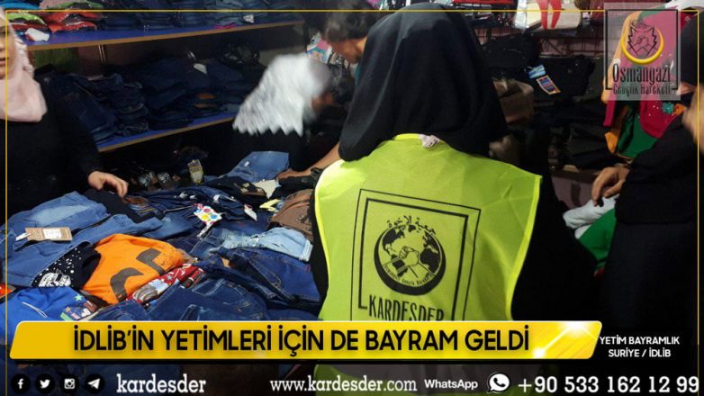 İdlibin yetimleri için de bayram geldi 11