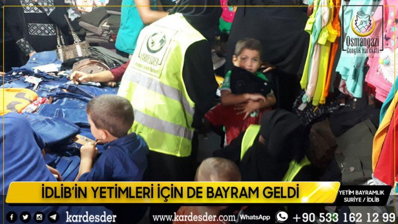 İdlibin yetimleri için de bayram geldi 12