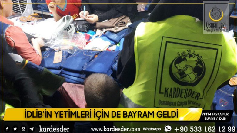 İdlibin yetimleri için de bayram geldi 18