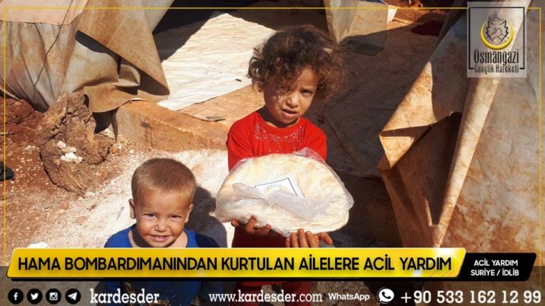 Hamadan çıkarılmış evsiz kalmış kimsesiz Müslümanlar yardımınızı bekliyor Ekmek dağıtımlarımız devam ediyor 02