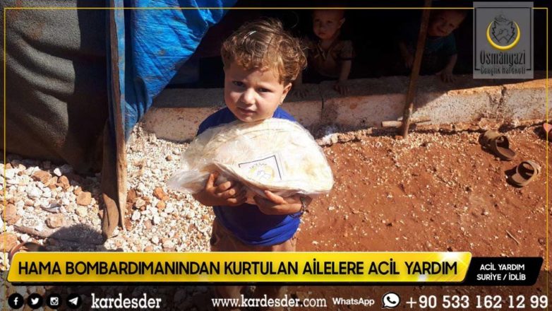 Hamadan çıkarılmış evsiz kalmış kimsesiz Müslümanlar yardımınızı bekliyor Ekmek dağıtımlarımız devam ediyor 03