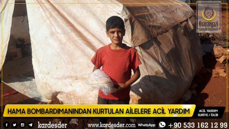Hamadan çıkarılmış evsiz kalmış kimsesiz Müslümanlar yardımınızı bekliyor Ekmek dağıtımlarımız devam ediyor 07