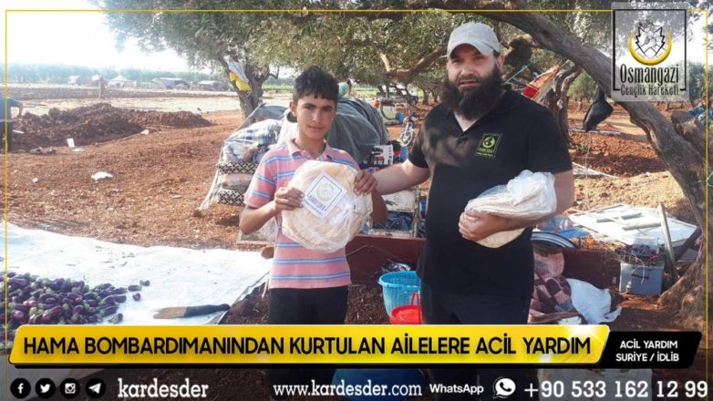 Hamadan çıkarılmış evsiz kalmış kimsesiz Müslümanlar yardımınızı bekliyor Ekmek dağıtımlarımız devam ediyor 13