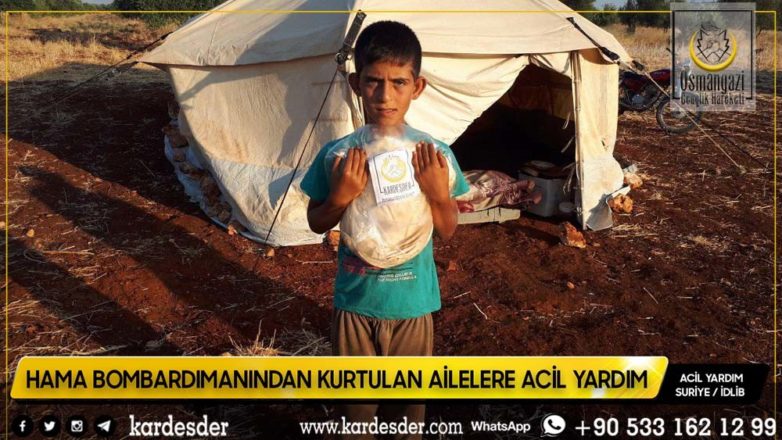 Hamadan çıkarılmış evsiz kalmış kimsesiz Müslümanlar yardımınızı bekliyor Ekmek dağıtımlarımız devam ediyor 26