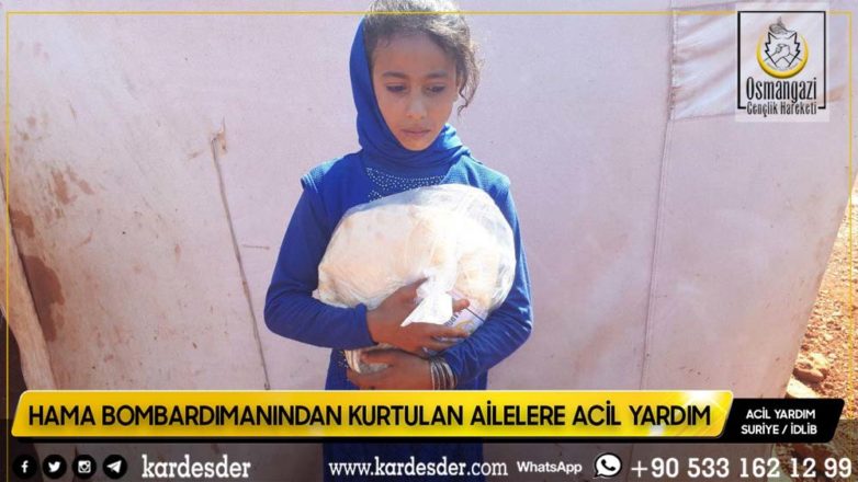 Zeytinliklerde yaşam mücadelesi veren halka ekmek yardımı 17