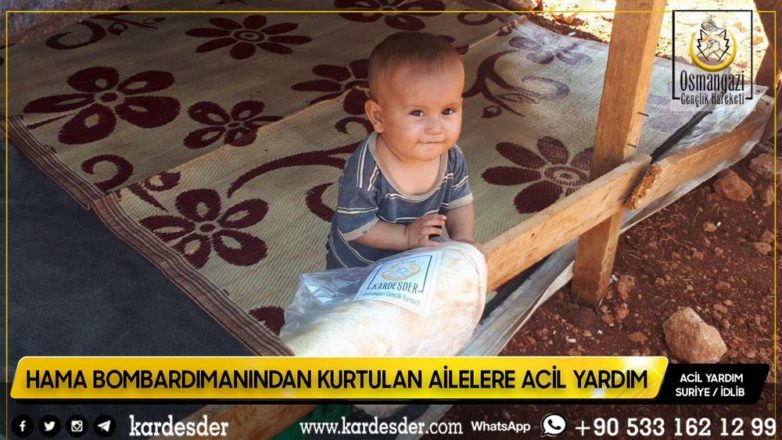 Zeytinliklerde yaşam mücadelesi veren halka ekmek yardımı 21