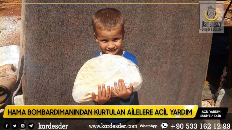 Zeytinliklerde yaşam mücadelesi veren halka ekmek yardımı 34