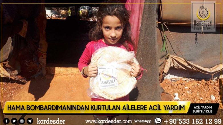 Zeytinliklerde yaşam mücadelesi veren halka ekmek yardımı 39