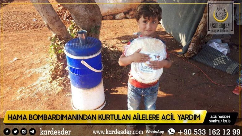 Hamadan çıkarılmış evsiz kalmış kimsesiz Müslümanlar yardımınızı bekliyor Ekmek dağıtımlarımız devam ediyor 08