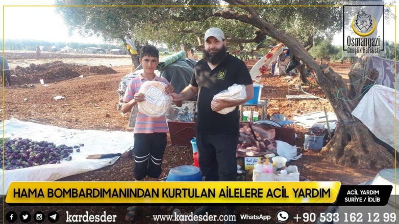 Hamadan çıkarılmış evsiz kalmış kimsesiz Müslümanlar yardımınızı bekliyor Ekmek dağıtımlarımız devam ediyor 17