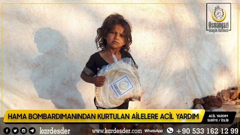 Hamadan çıkarılmış evsiz kalmış kimsesiz Müslümanlar yardımınızı bekliyor Ekmek dağıtımlarımız devam ediyor 22