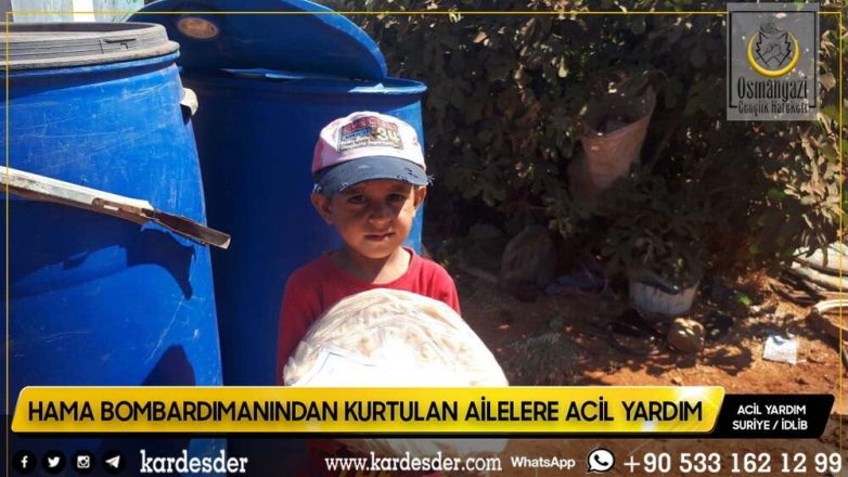 Zeytinliklerde yaşam mücadelesi veren halka ekmek yardımı 02