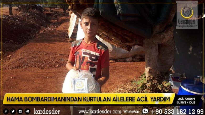 Zeytinliklerde yaşam mücadelesi veren halka ekmek yardımı 42