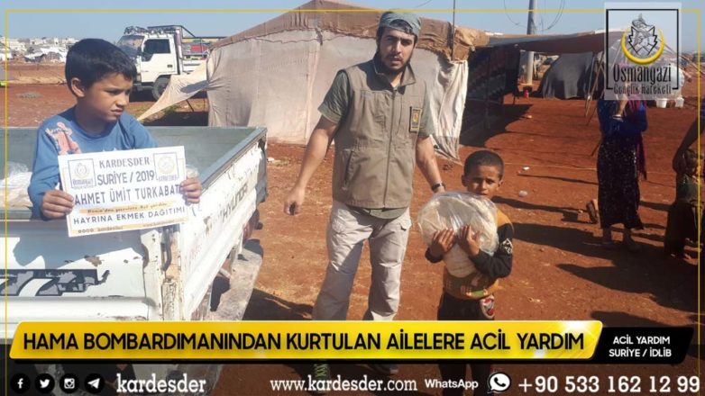 hama bombardimanindan kurtulan halka ekmek daĞitimimiz devam edİyor 39