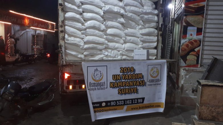 gÖndermİŞ olduĞunuz un yardimi tiri İdlİbdekİ firinimiza ulaŞti 03