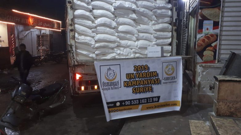gÖndermİŞ olduĞunuz un yardimi tiri İdlİbdekİ firinimiza ulaŞti 04