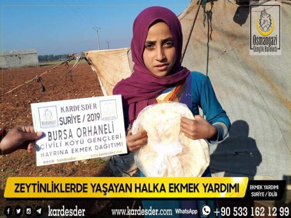 günlük 500 ekmek dağıtımımız sürüyor yetim ve mazlum kardeşlerini unutmadılar 10